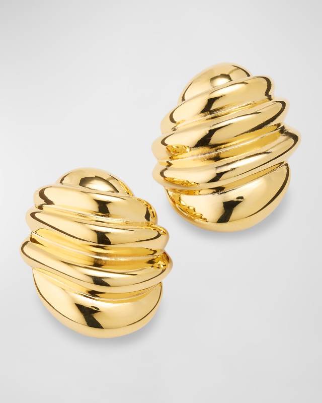 Electroplated Square Clip-On Earrings
